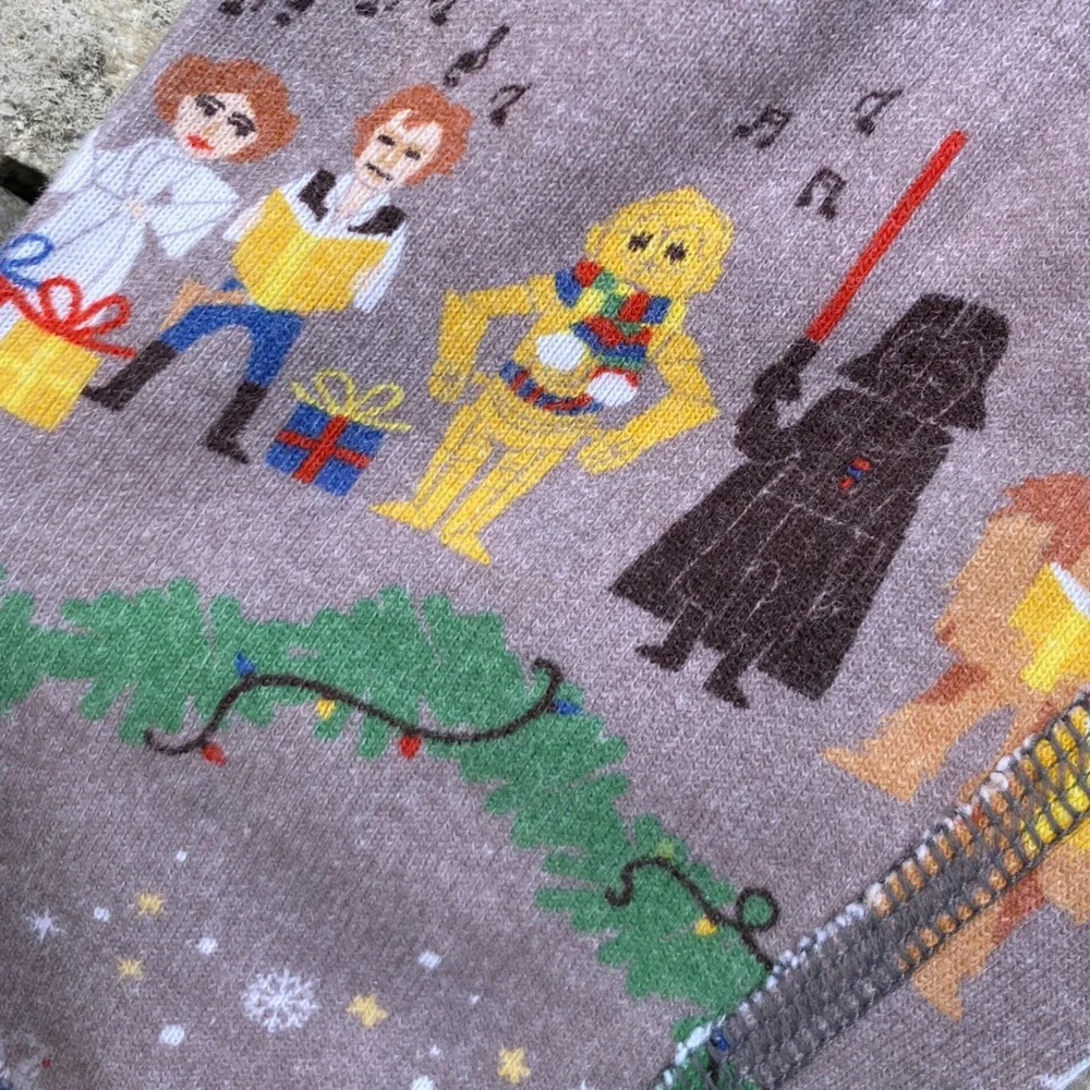 HANNA ANDERSSON star wars holiday pajama bottoms christmas organic cotto… - Picture 2 of 4